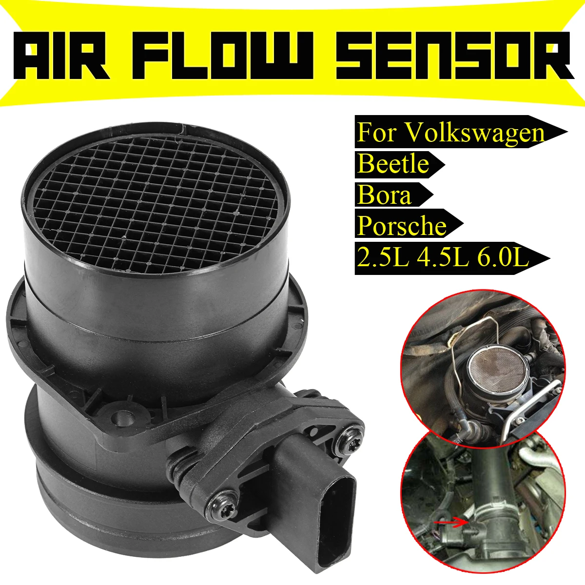 

MASS Air Flow Maf Meter Sensor for Volkswagen/VW/Beetle/Bora 2.5L 4.5L 6.0L for Porsche for Audi for SEAT 0280218071