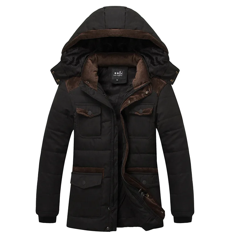 Зимнее пальто, мужские куртки, новинка, большие размеры, 3XL, брендовые теплые толстые пальто, военная одежда в винтажном стиле, мужская одежда