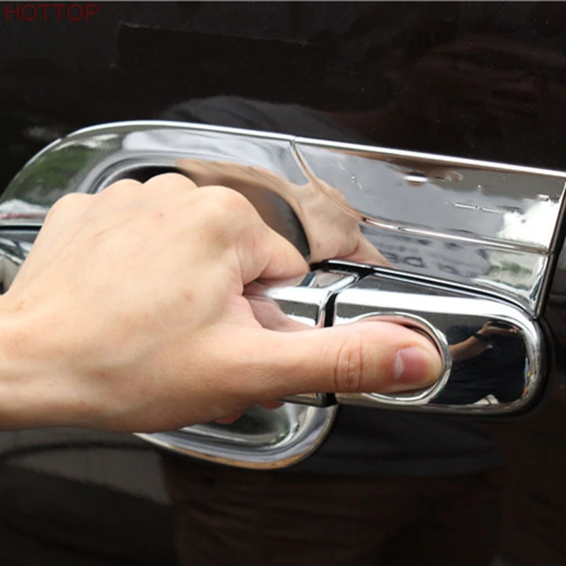 

For Ford Everest 2016 2017 Accessories ABS Chrome Handle bowl/Door handle cover ABS chrome
