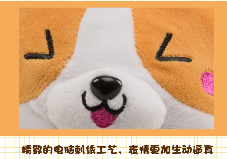 Плюшевые домашние тапочки Теплая хлопковая обувь Аниме Doge Corgi Muco shaba Inu Обувь для