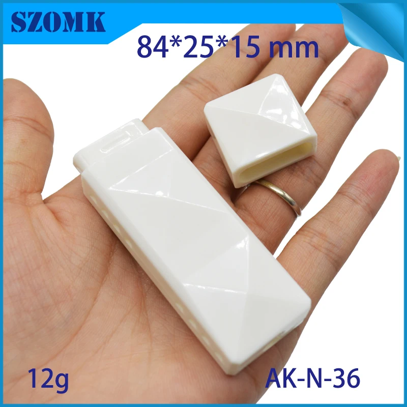 szomk plastic box for electronic project diy small usb enclosure project box plastic housing usb stick flash drive instrument case  (10)