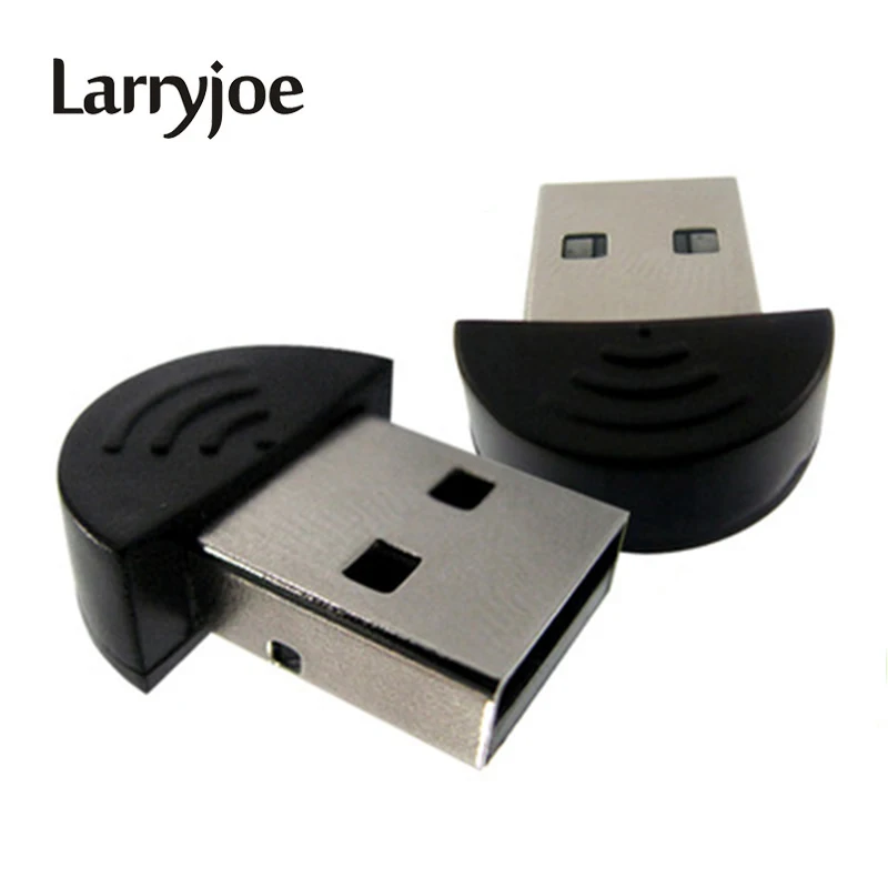 Larryjoe 10 шт./лот ПК Соединение через USB и беспроводное, через Bluetooth приемник адаптер 2,0 USB Dongle маленький мини Bluetooth V2.0 EDR USB ключ