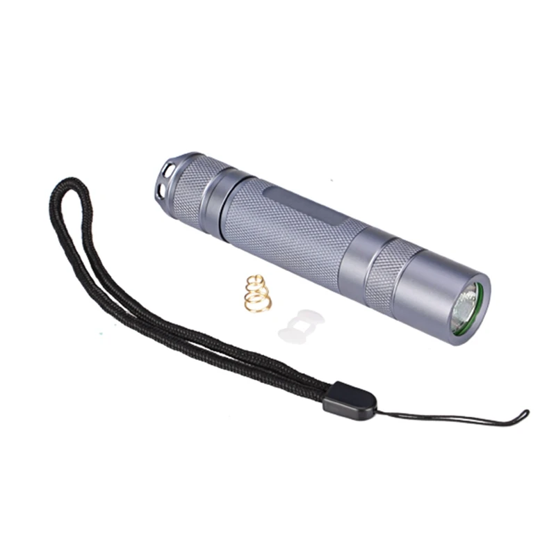 

Aluminum Alloy S2+ Gray Flashlight Host DIY LED Flashlight Shell Host