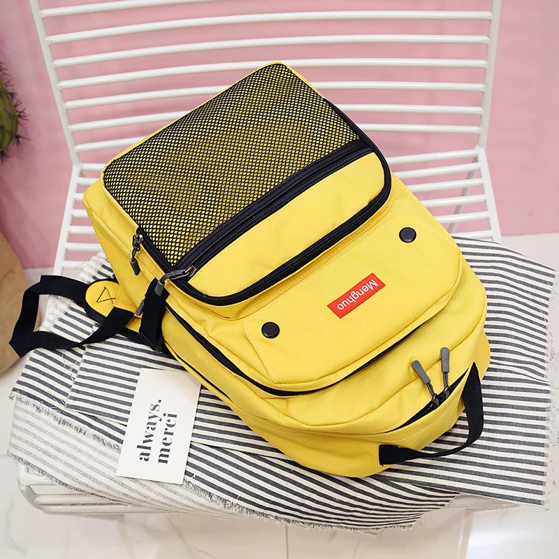 2017 Women Backpacks For Teenage Girls Youth Trend Schoolbag Student Bag Menghuo BRAND Nylon Waterproof Laptop Backpack Mochilas (63)