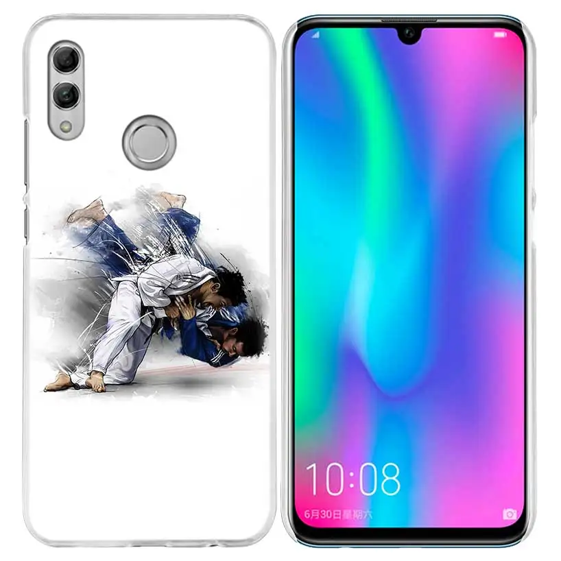 Дзюдо тхэквондо чехол для huawei Honor 8X Y9 9 10 Lite Play 7C 8C 8S 8A фотоаппаратов моментальной печати 7S 7A Pro V20 20i Y6 Y7 Y5 жесткий чехол из ПК для телефона Coque