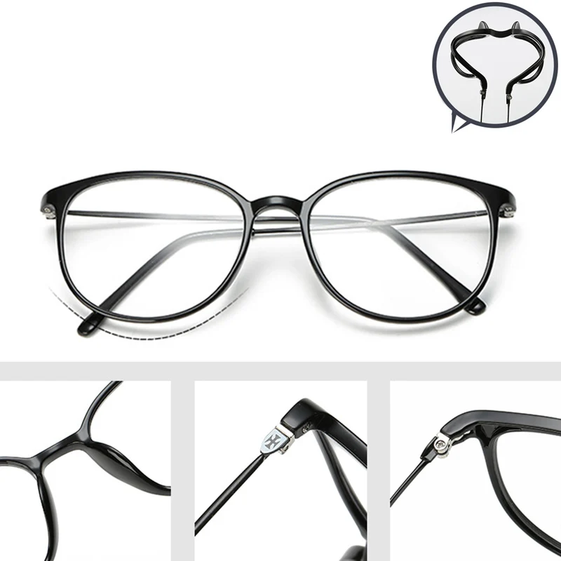 circle glasses non prescription