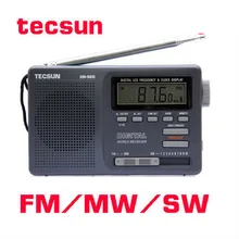 TECSUN DR-920C цифровой дисплей цифровой FM AM MW SW многополосное радио DR920, портативный полнополосный цифровой дисплей часы радио