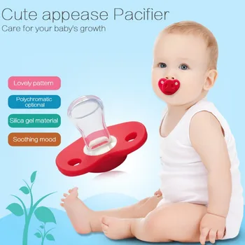 

Cute appease pacifier Silicone Baby Pacifier Funny Nipple Baby Soother Joke Prank Toddler Nipples Teether Christmas Gift