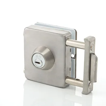 

Entry Gate 10-12mm Glass Swing Push Sliding Door Lock with Keys