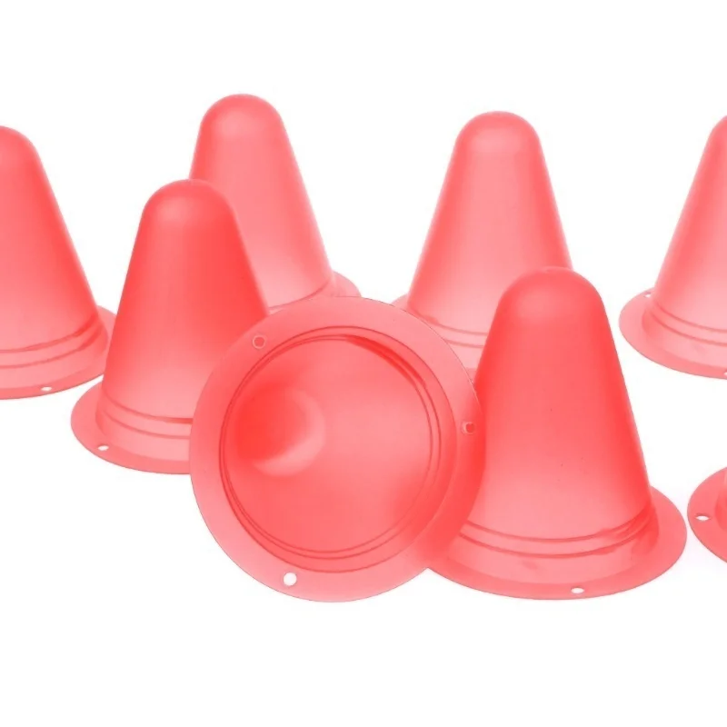 10 Pcs skating Skateboard Mark CupSoccer Football Rugby Speed training Equipment Space Marker Cones Slalom Roller skate pile cup 10 Pcs skating Skateboard Mark CupSoccer Football Rugby Speed training Equipment Space Marker Cones Slalom Roller skate pile cup