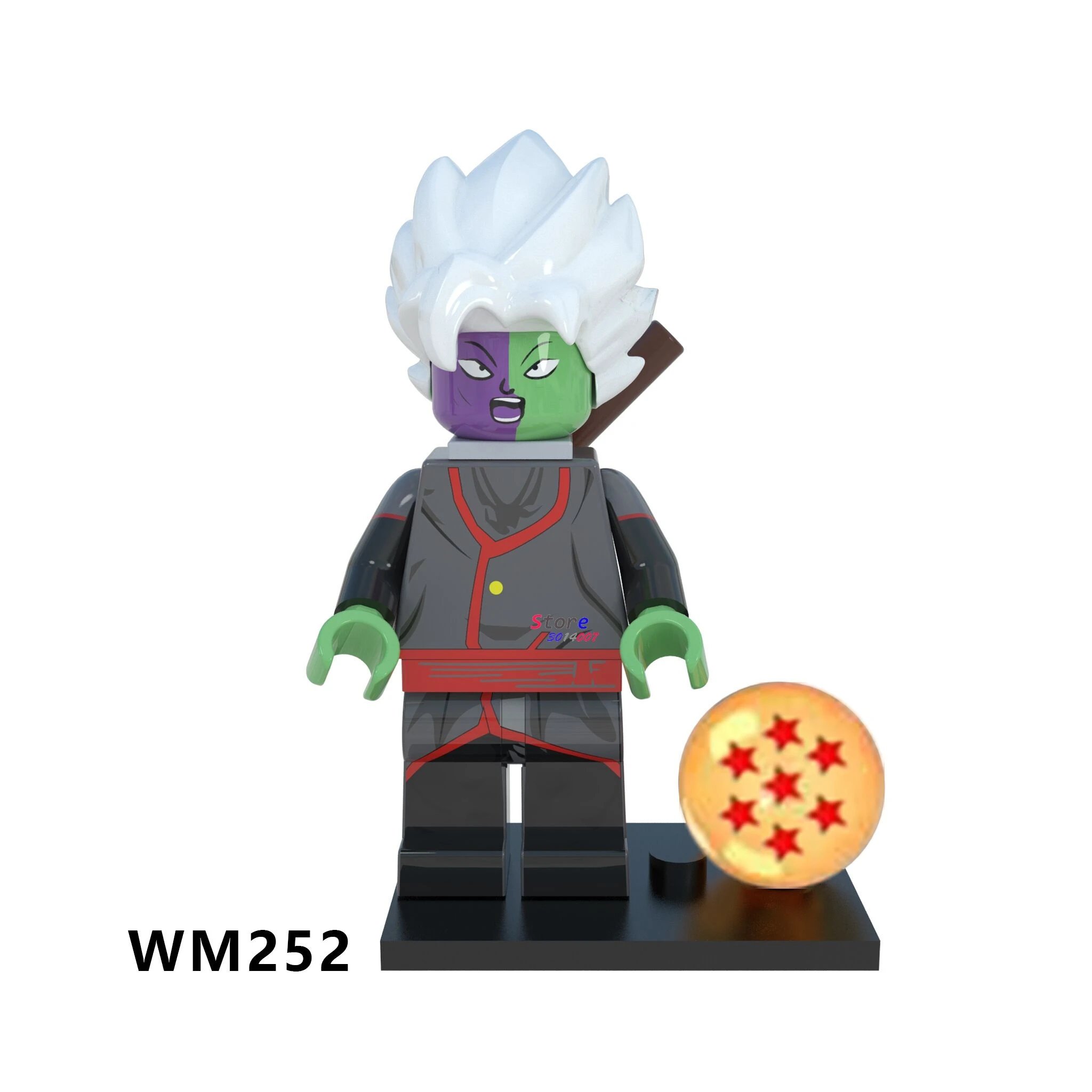 

Single Building Blocks Zamasu Dragon Ball Z Girl Snow World Series Alana Elsa Anna Elsa Action toy for children