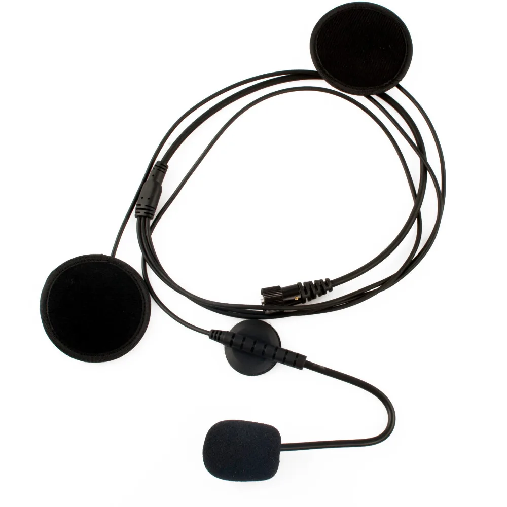 Motorcycle Helmet Headset Microphone for ICOM IC-F21 IC-F26 IC-IV8 IC-F3S Radios with Finger PTT New (9)