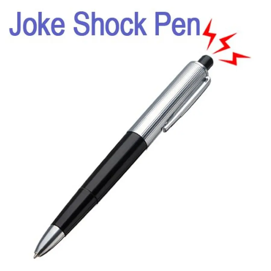 1 pièces sécurité électrique choc stylo blague bâton astuce pratique blague nouveauté jouet blague Anti-stress astuce jouets cadeau livraison directe