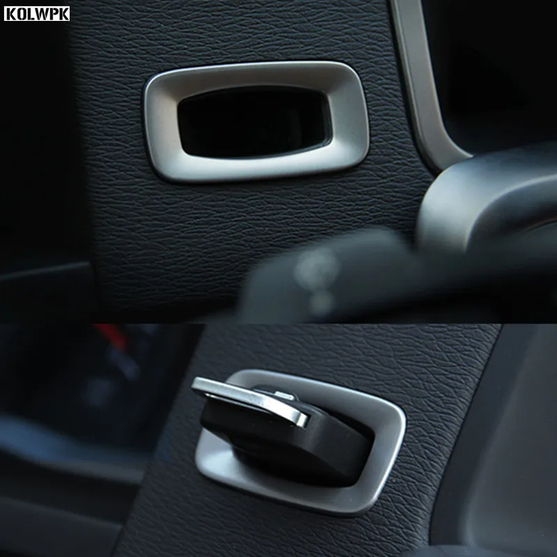 

Car styling key panel hole decoration frame is suitable for Volvo S60L V60 S60 2010 -2018 sequins Sticker