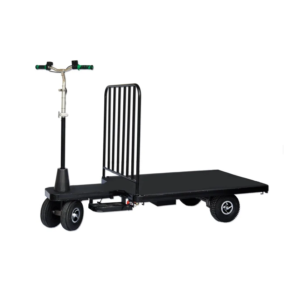 Chinese Controller Industrial platform truck electric cart logistic cart warehouse moving cart