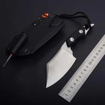 

Hysenss Military AX D2 Blade G10 Handle Tactical Camping Hunting Survival Pocket Utility EDC Tools Xmas Gift for Man