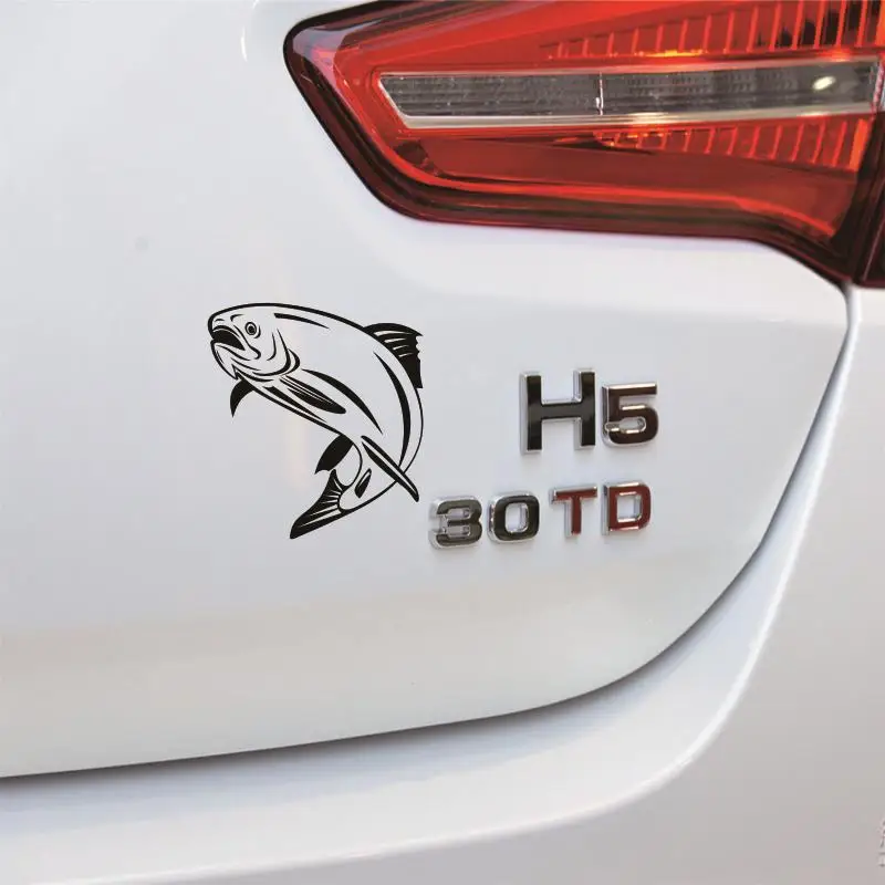 Fishing Sticker Name clever Fish Decal Angling Posters Vinyl Wall Decals Pegatina Quadro Parede Decor Mural Fish Sticker 15