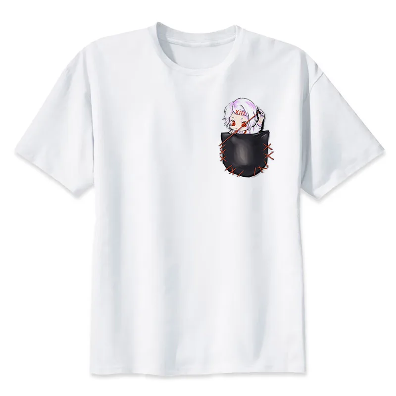Летняя уличная футболка с покемоном Пикачу, Мужская футболка в стиле хип-хоп, повседневные короткие футболки с персонажами из аниме, мужские футболки - Цвет: 10