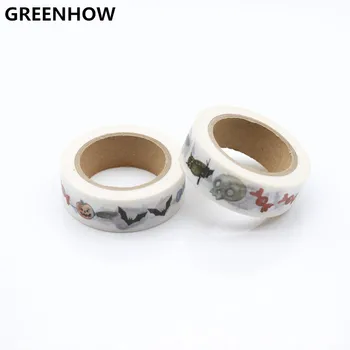 

GREENHOW Halloween Foil Washi Tape Japanese Stationery Tape DIY Decorative 8059