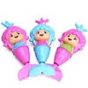 Baby Mermaid Clockwork Dabbling Bath Toy Classic Swimming Wound Up Toy Water Wind Up Cartoon Educational Learning Toy 4
