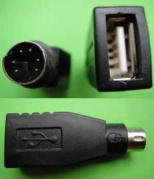 

100 Mouse Keyboard PS/2 to USB Adapter Converter 109