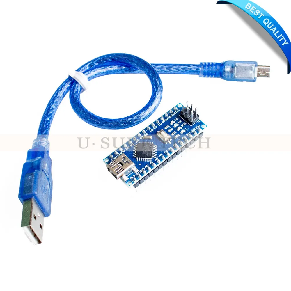 Nano V3.0 Controller ATMEGA328P ATMEGA328 Original CH340 +USB Cable for Arduino | Компьютеры и офис