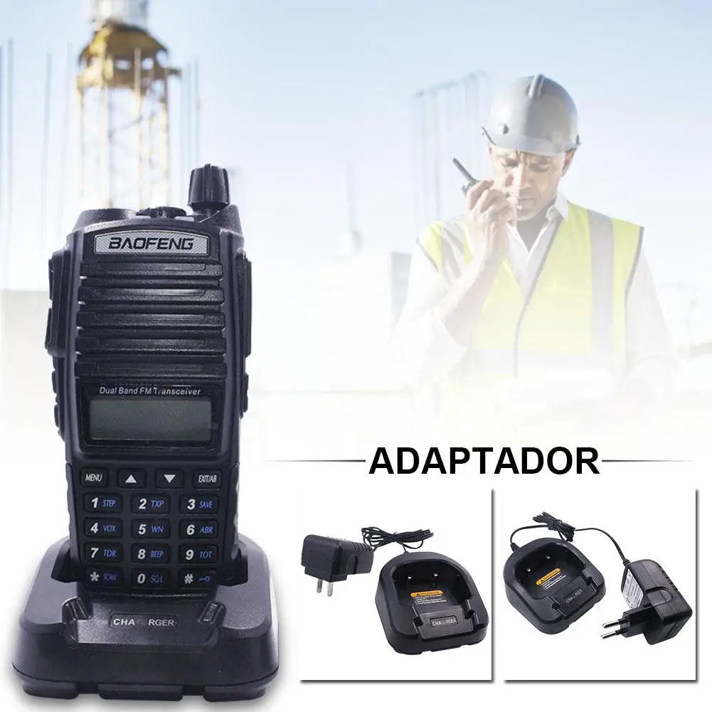 UV82 Зарядное устройство для Baofeng UV-82 UV-8D UV-82HX UV-82HK UV-82plus двусторонней радиосвязи, иди и болтай Walkie Talkie “иди и Зарядное устройство US EU Plug Стандартный