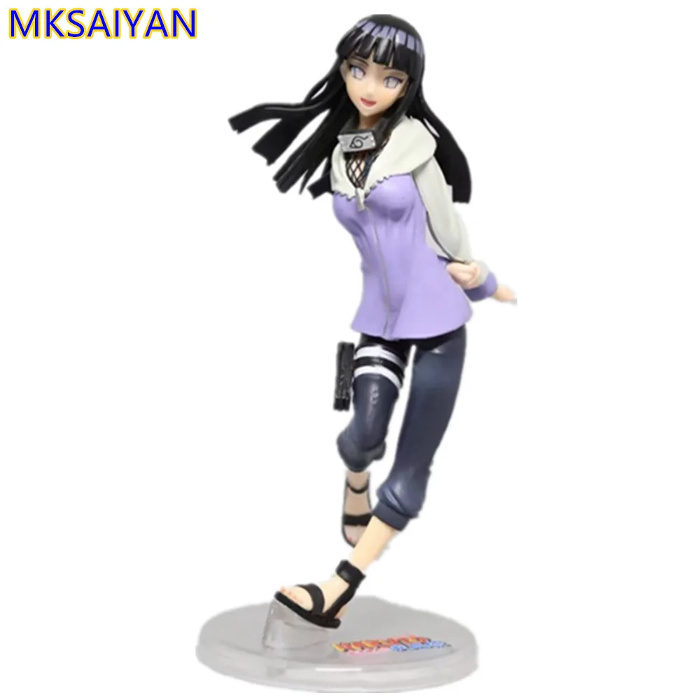 Naruto Hinata Action Figure Toys Pvc Anime Figurine 210mm Naruto Shippuden Hyuuga Hinata Model Toy