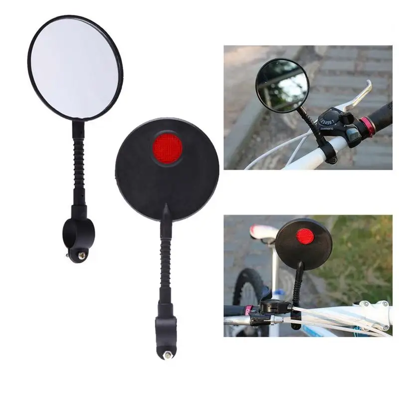 

Bicycle Mirror Adjustable Flexible Cycling Rear View Convex Mountain Bike Handlebar Rearview Mirror Cycle