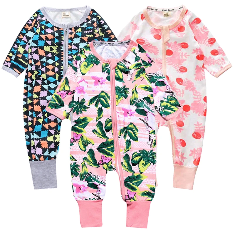 Детские брендовые Комбинезоны для маленьких девочек, 3 предмета, милая одежда с длинными рукавами и цветочным рисунком для новорожденных мальчиков детские комбинезоны, одежда для малышей от 0 до 2 лет, BBR2252