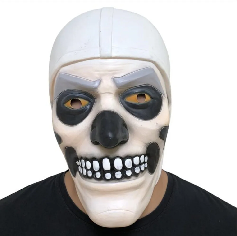 

Game Battle Royale Horror Skeleton Cavalry Mask Halloween Party Masks Adult Latex Full Face Costume Carnival Mask Party Supplie