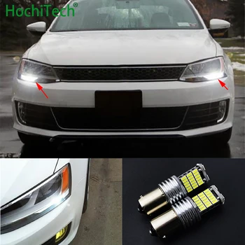 

15W 1200LM White Reflector 1156 S25 LED Bulbs led Daytime DRL Light For Volkswagen VW Jetta MK6 2011 2012 2013 2014 2015 2016