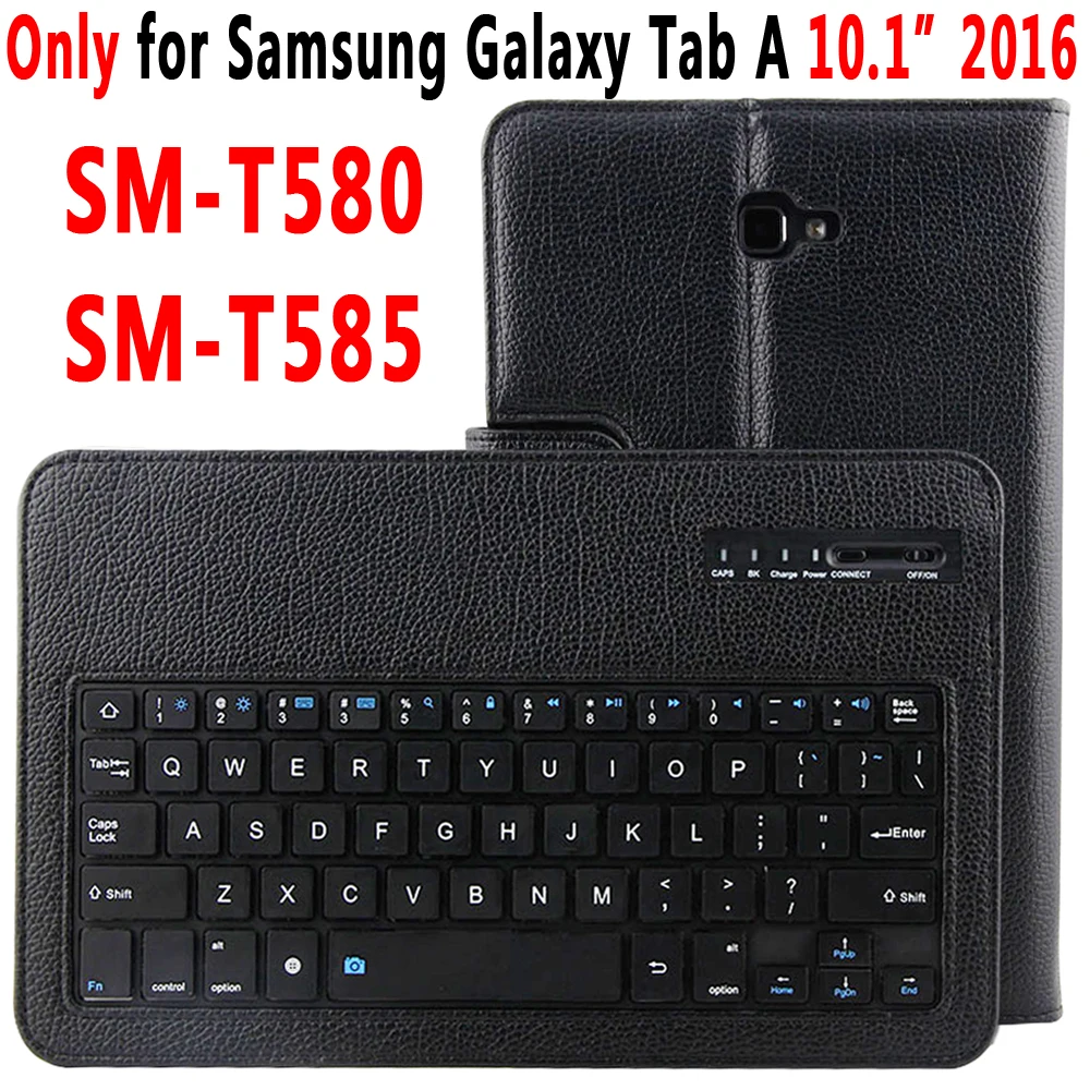 Bluetooth клавиатура кожаный чехол для samsung Galaxy Tab A A6 10,1 10,5 T580 T585 T590 T595 SM-T580 SM-T585 чехол Funda