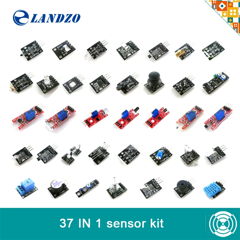 Aliexpress.com : Buy Free Shipping! 37 in 1 Sensor Kit For Arduino ...