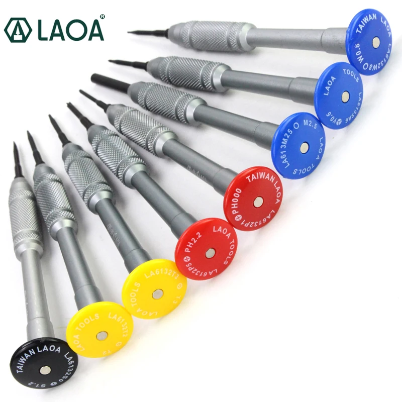 

LAOA Precision Screwdriver Screwdrivers Tool For Iphone Android Precise Screw Driver Repair kits With Al Alloy Handle
