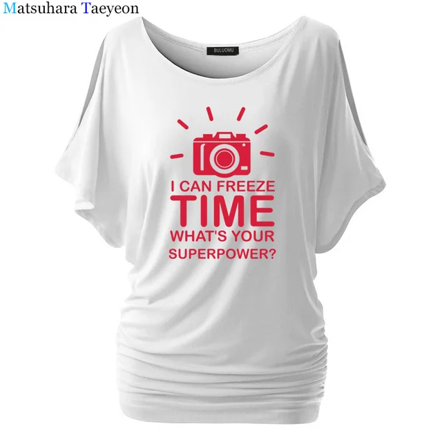 De Camiseta O Cámara Mujeres Fotógrafo Tiempo Congelación xPwTgZTHq