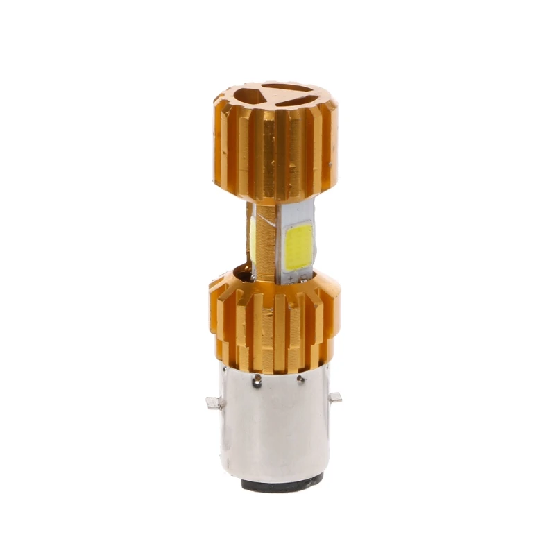 BA20D светодиодный COB Мотоцикл Велосипед Hi/Lo фара Лампа DC 10-80V 6500K 1500LM |