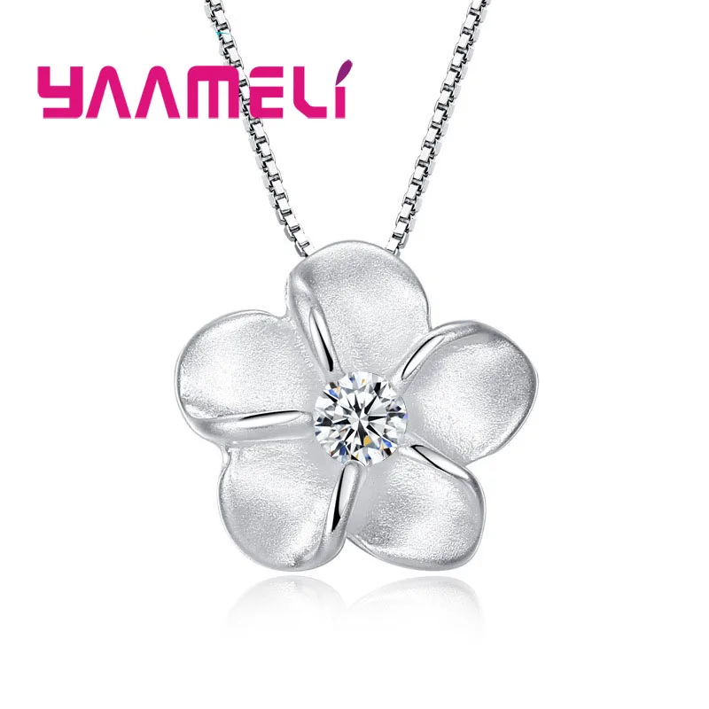 

Новое поступление, горячая распродажа, цветочный дизайн, большое круглое колье из стерлингового серебра 925 пробы с кубическим камнем, подарок на День святого Валентина для милых женщин и девочек