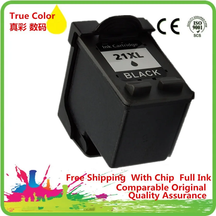 

Black Ink Cartridges Remanufactured For 21 XL 21XL HP21XL HP21 C9351A OfficeJet J3625 J3635 J3640 J3650 J3680 PhotoSmart