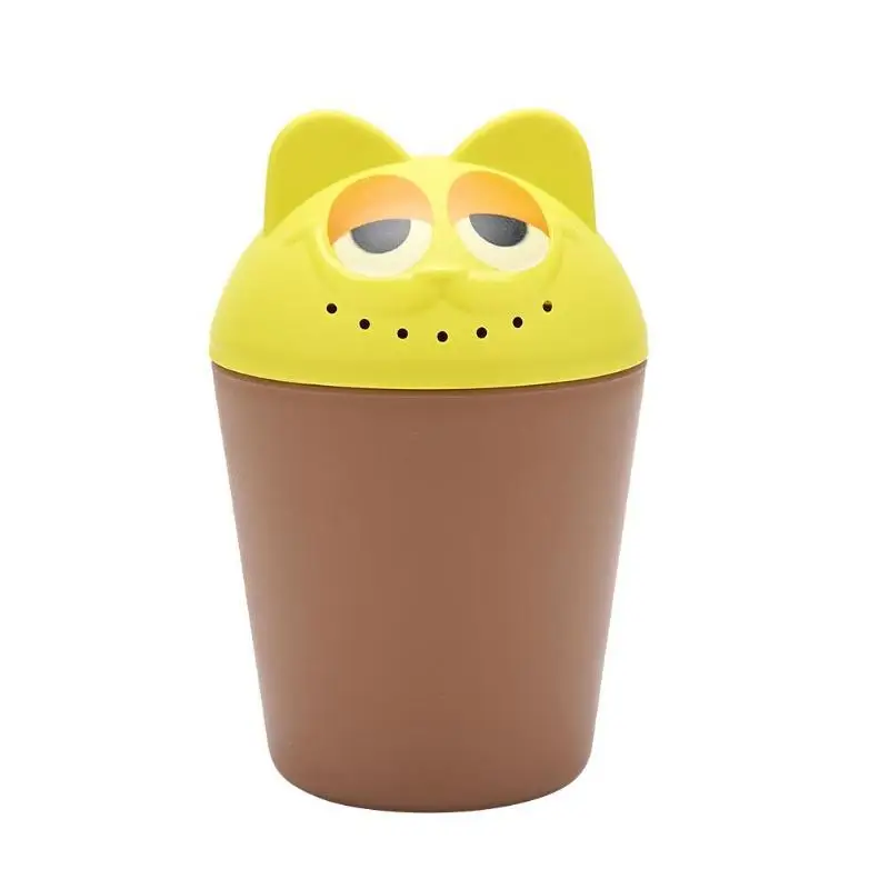 f С рисунком из мультфильма для маленьких шампунь для ванной стакана воды игрушки для детей совок для мытья волос чашки детские игрушки-брызгалки инструменты, детские подарки на день рождения - Цвет: f