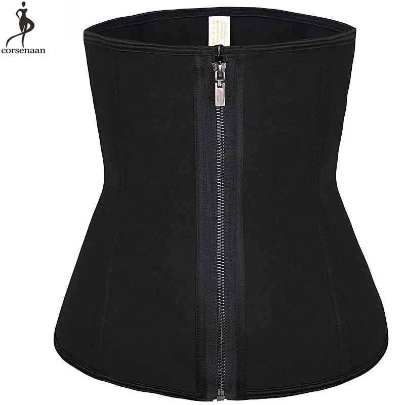 zipper neoprene waist trainer underbust spiral steel boned neoprene underbust waist trainer size chart