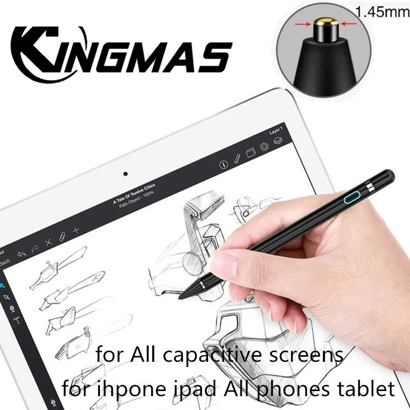 

Tablet Pen for apple pencil new stylus capacitance touch Pencil For Apple iPad Pro for iPad 9.7 2017(2018) for iPad 1 2 3 4 mini