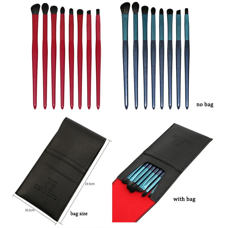 

8pcs Makeup Brushes Eyebrow Lip Blusher Shadow Eyeshadow Cosmetic Eye Part Professional Makeup Brush Set
