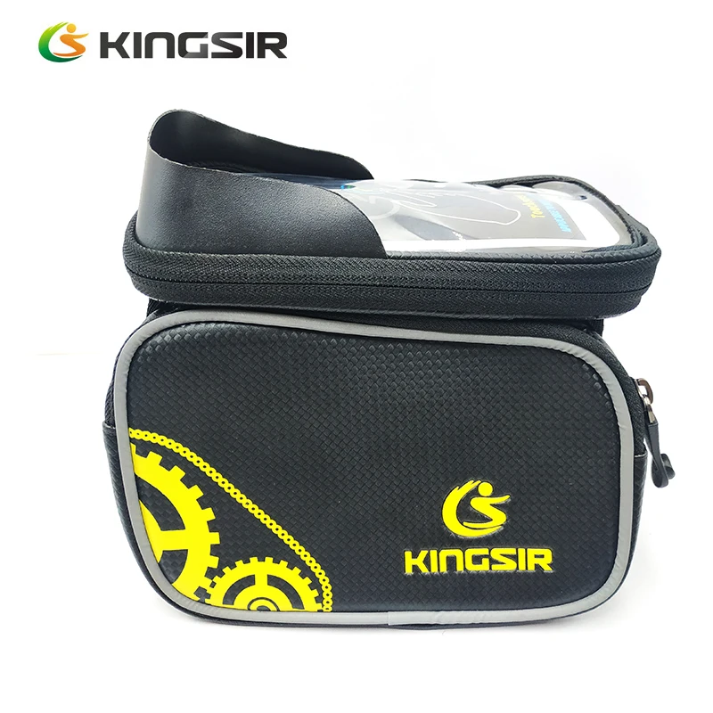

Bike Frame Bag Bicycle Bag for Cell Phone Waterproof 5.8" Touch Screen Mobile Phone Bag Bicycle Accessories bisiklet On Sale