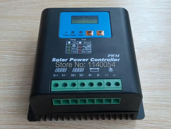  80A 12V/24V Auto-work Solar Charge Controller 12V 24V Solar Battery Controller 80A Home use