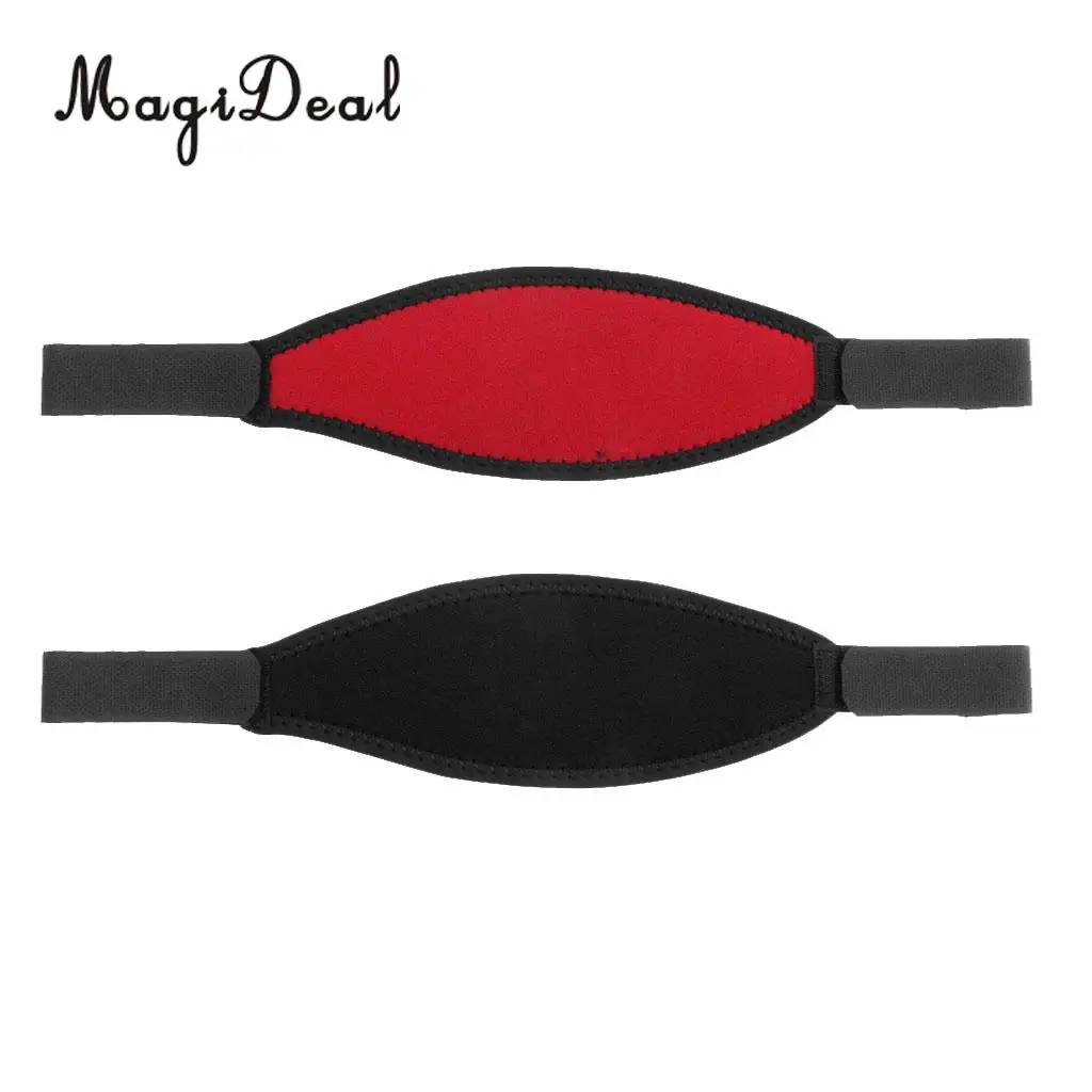 MagiDeal 2 Pieces Soft Neoprene Replacement Scuba Diving Diver Mask Strap Protector Cover Hair Band - Universal Fit