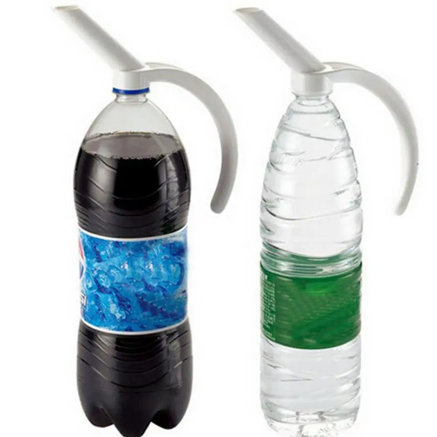 

Drinkeware Water Spout Bottle Plastic Bottled Beverage Handle #35