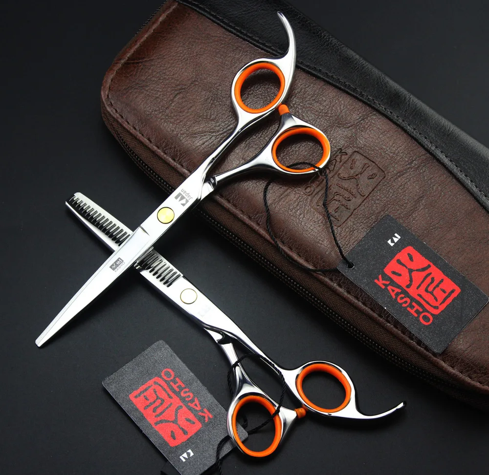 Hot Sale 6.0 inch Kasho Scissor Kits Cheap Hair Scissor Kits Free