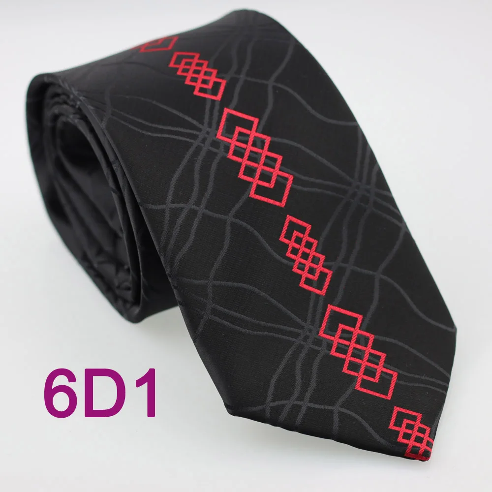 Coachella Мужские галстуки черный Пейсли с Красным бриллиантом геометрический тканый галстук, жаккардовый галстук в деловом стиле для мужчин платье рубашка свадьба