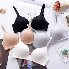 Deruilady sexy bra Новые провода бесшовные бюстгальтеры для женский бюстгальтер пуш-ап бюстгальтер однотонного цвета Простой кружевной бюстгальтер удобный сексуальный лифчик бюстгалтер женское белье бра лифчик бралетт